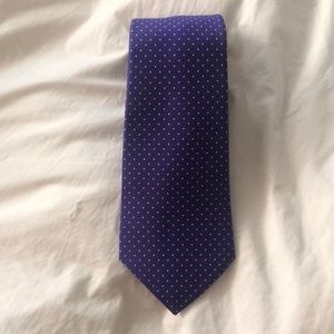 Purple Polka Dot Silk Tie / Turnbull & Asser